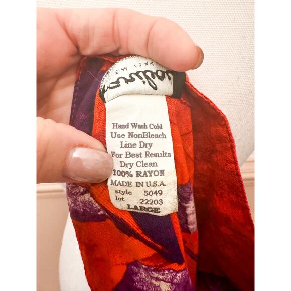 Caribou New York Vintage Button Up Blouse Size L - Picture 6 of 6